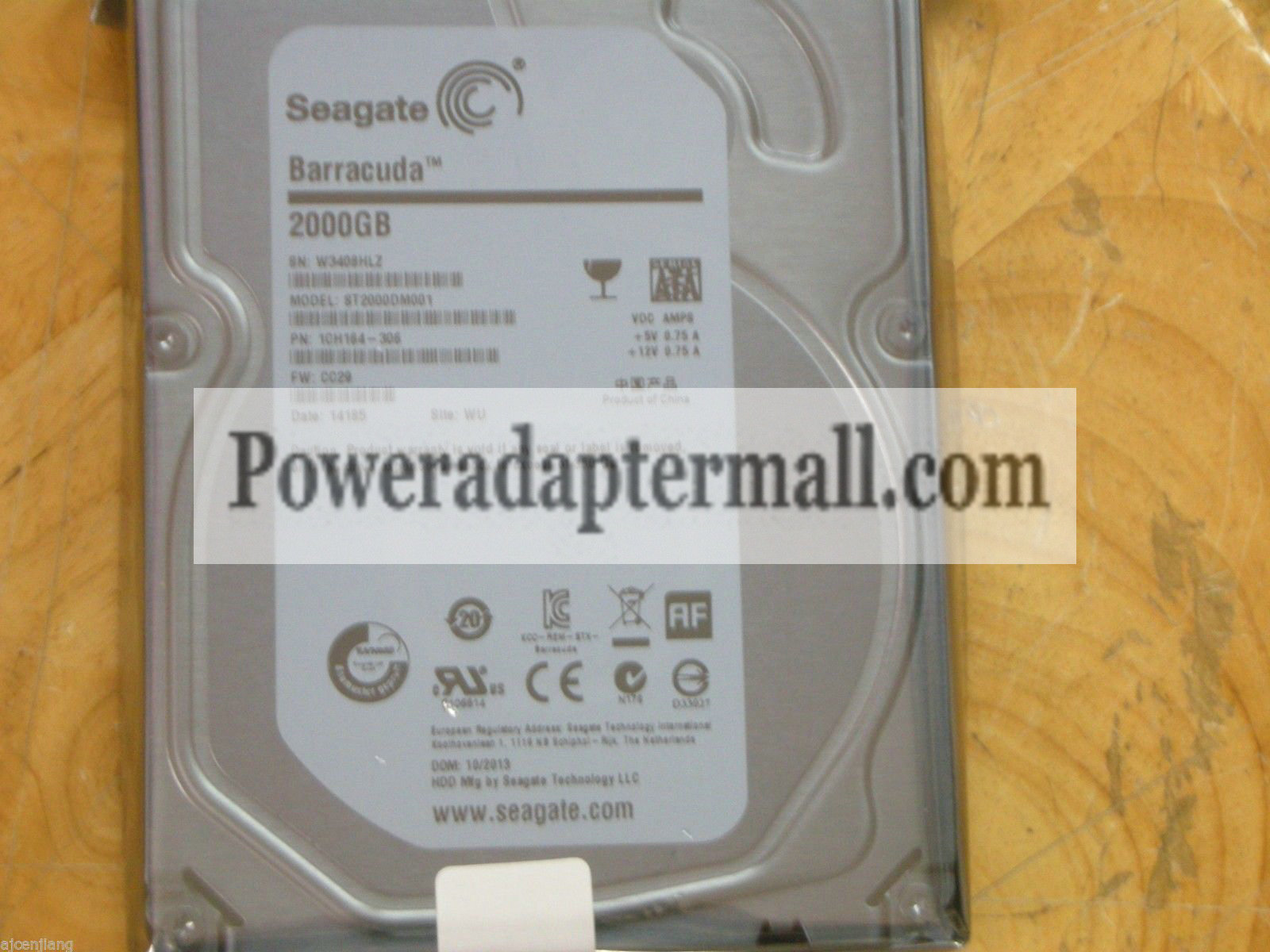 Seagate Barracuda 2TB Internal 7200RPM (ST2000DM001) Hard Drive - Click Image to Close